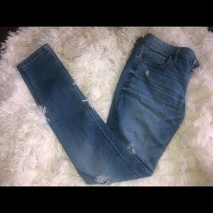 Hollister jeans with holes